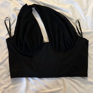 Windsor One shoulder crop top